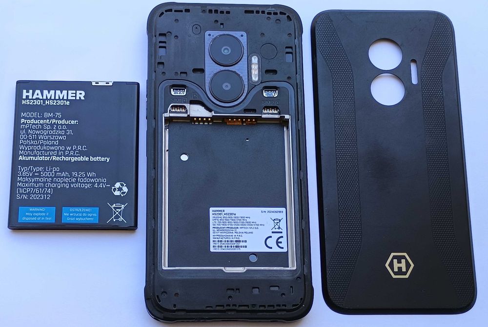 Hammer Blade V 5G 8GB/256GB Android 14 100% sprawny zestaw + GRATIS