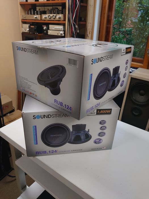 Динамик 12" сабвуферный Soundstream RUB124. 2х4ом