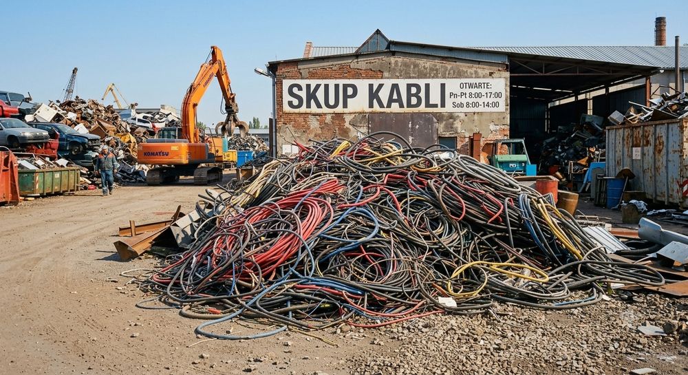 Skup kabli miedzianych w izolacji