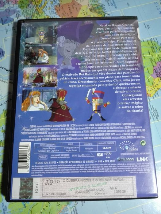 DVD Quebra nozes e o rei dos ratos
