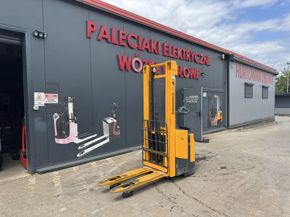 Paleciak elektryczny Jungheinrich 540 cm 1400 kg ERC Z 214 wózek