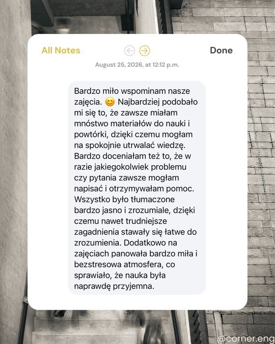 korepetycje zajęcia angielski online | corner.eng