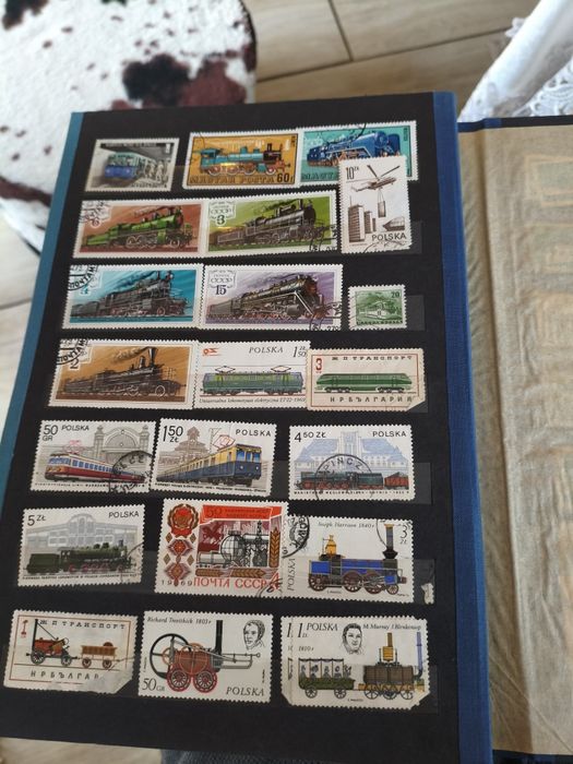 Klaser że znaczkami 24 strony pełne.