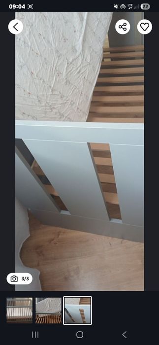 Łóżeczko   z materacem . ‼️