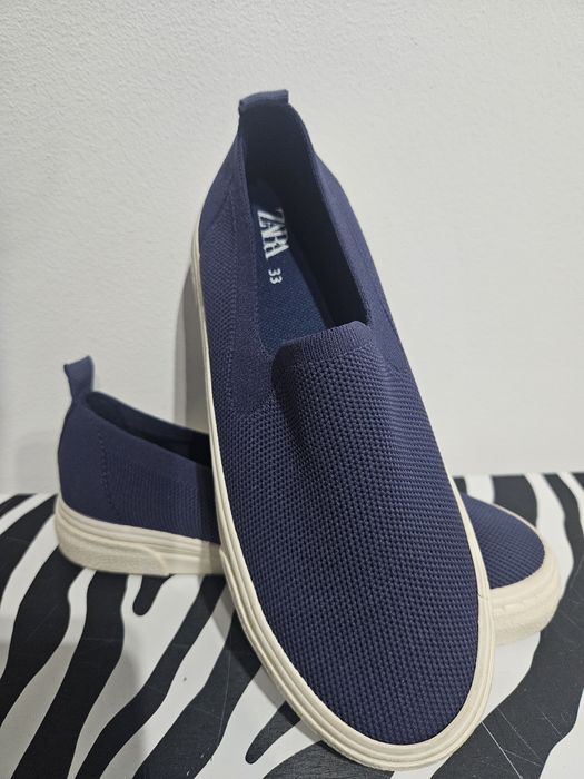 Zara- eleganckie, wygodne tenisówki r.33