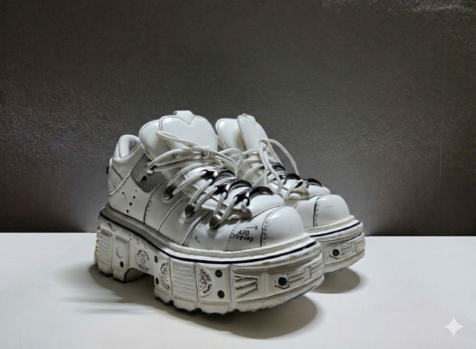 Белые New rock кастом