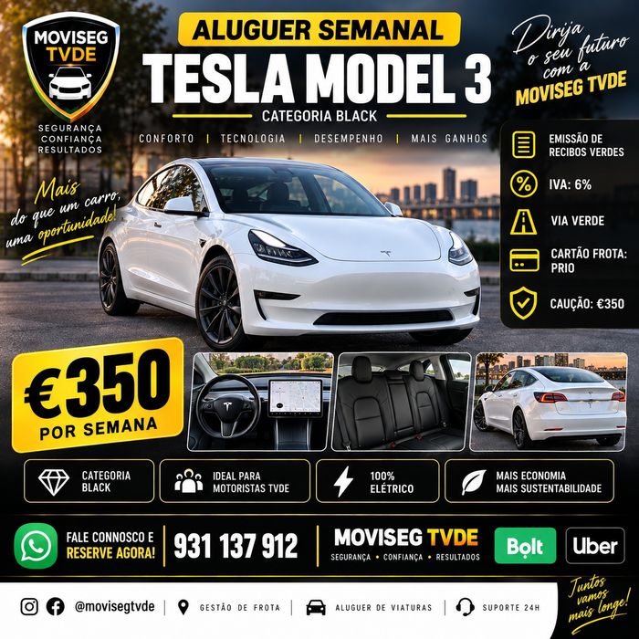 Trabalha com TVDE, Temos viaturas e Slots disponíveis para Aluguer.