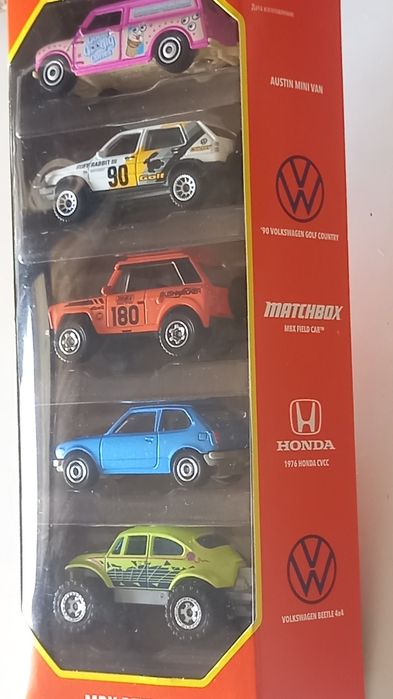 Pack de 5 miniaturas matchbox
