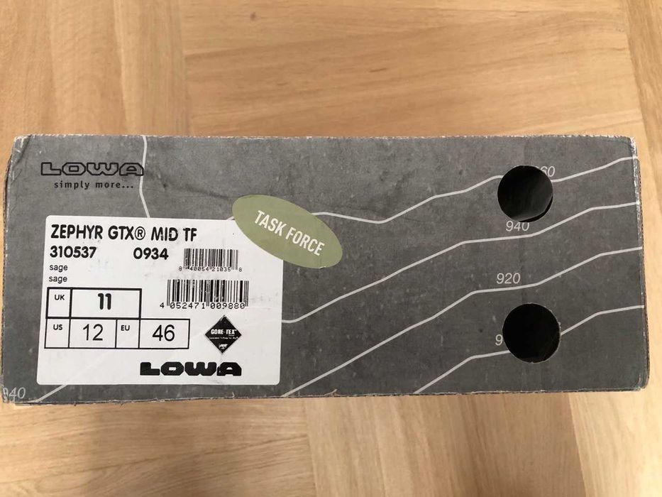 Продам черевики Lowa Zephyr GTX® MID TF, Sage, оригінал, з коробкою