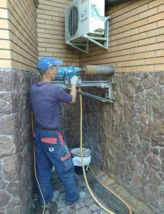 Алмазне свердління, алмазное сверление, алмазна різка, алмазная резка