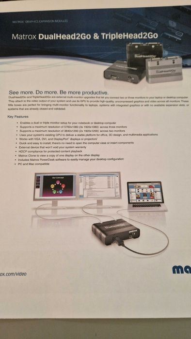 Nowy Matrox DualHead2Go KFW55408