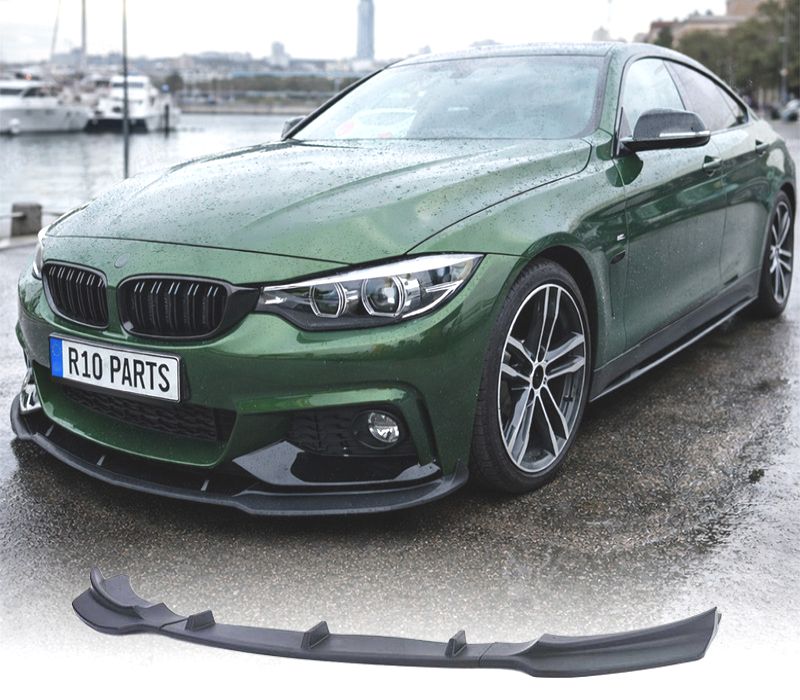 SPOILER LIP BMW F32 F33 F36 LOOK M PRETO MATE