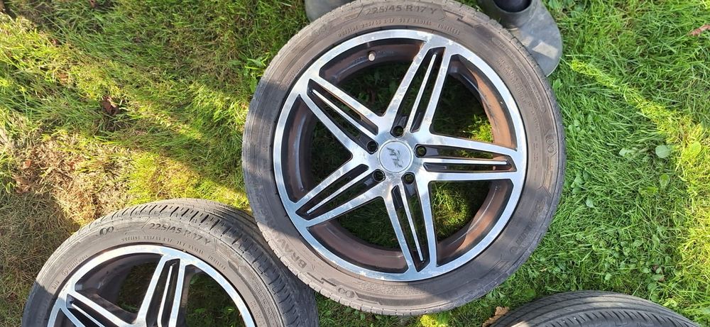 Alufelgi 17 5x100 opony