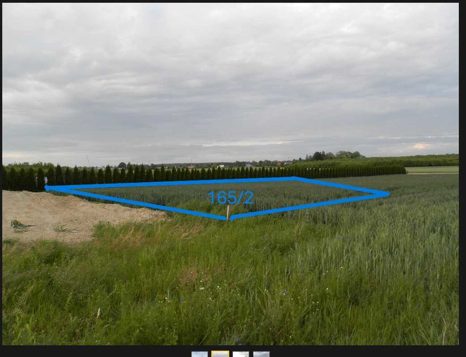 działka budowlana 1000m2 w Łęcznej, osiedle Kol. Trębaczów
