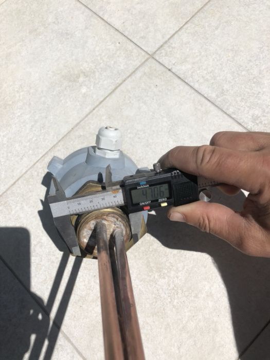 Resistência eléctrica para cilindro