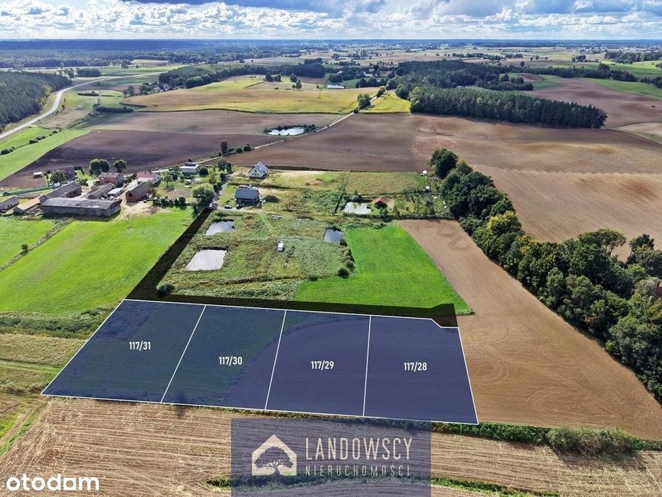 Działka budowlana 45 minut od Gdańska blisko lasu - Widok 2