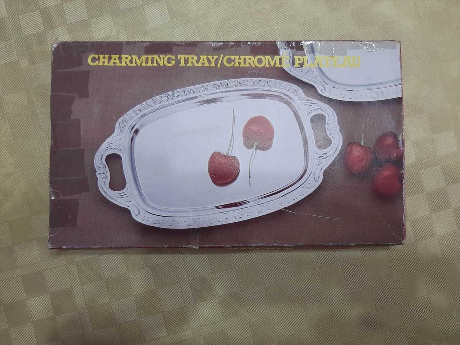 Charming chrome tray/platform438837484622325762