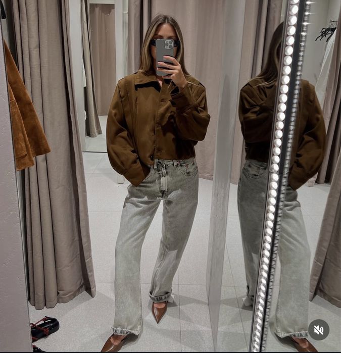 Бомбер Zara М тренч Zara