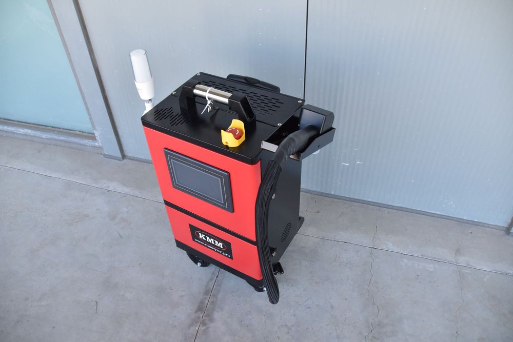 Laser czyszczący, usuwanie powłok, zmiana koloru renowacja drewna MOPA