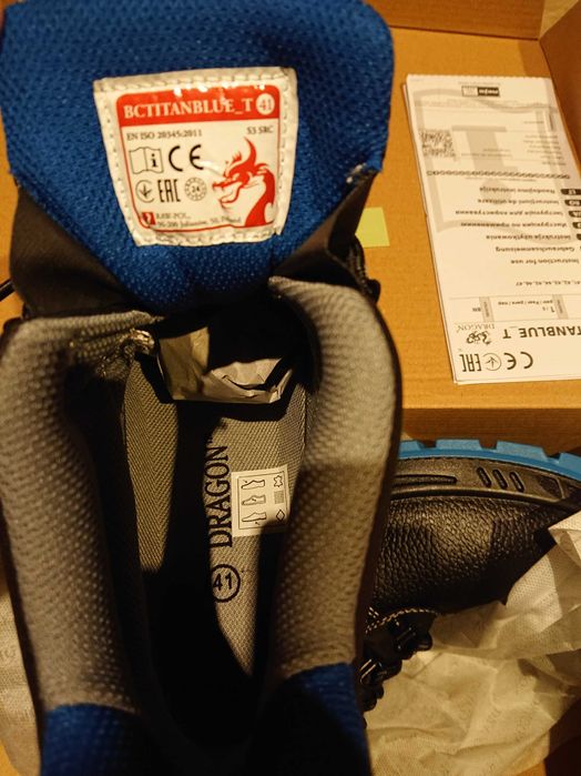 Черевики робочі  шкіряні REIS DRAGON BCTITAN_BLUE 41