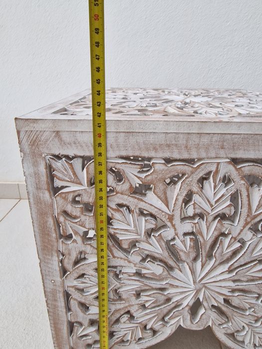 Mesa de apoio chique estilo rústico