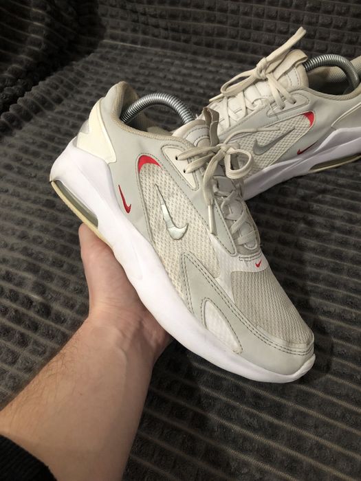 NIKE AIR MAX BOLT (40.5-41) 26-26.5см мужские кроссовки унисекс белые