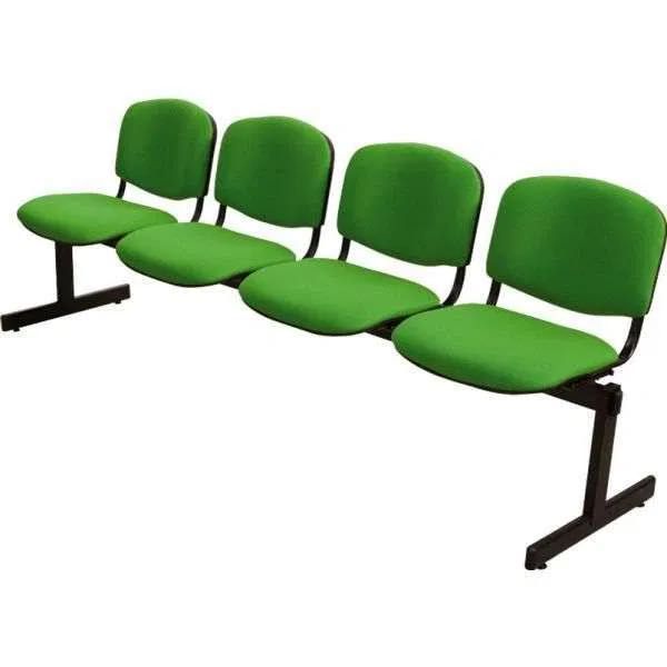 Cadeira em Viga para Salas de Espera 2, 3, 4, 5 Lugares Revest. Tecido