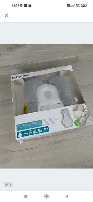 Babymoov Cosymorpho Fresh Grey Poduszka do Fotelika Wózka 0m+ OPIS

Po