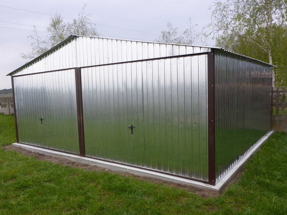 Garaż blaszany 6x5 Magazyn Garaże blaszane 6x5 6x6 PRODUCENT raty PROMOCJA