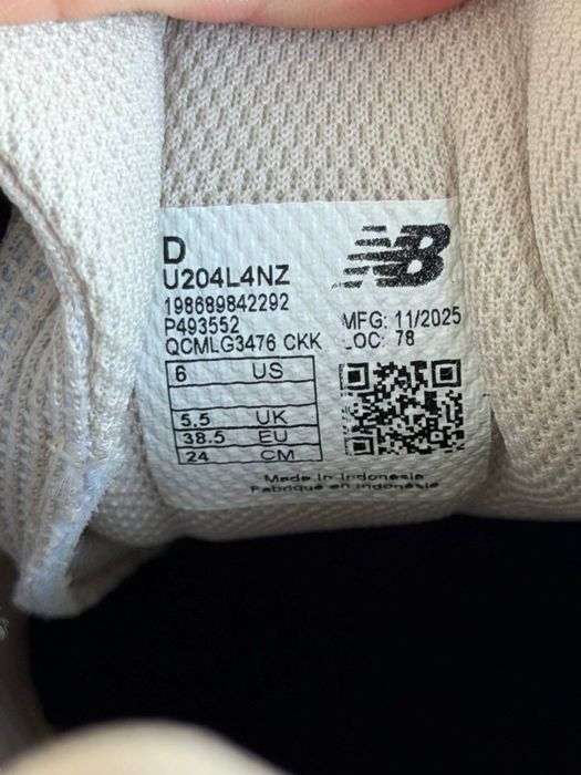 Оригинал New Balance 204L (U204L4NZ) оригінальні жіночі кросівки ню беланс