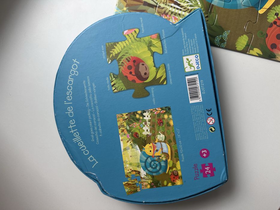 Дитячий пазл Джеко Djeco Равлик з крупними деталями