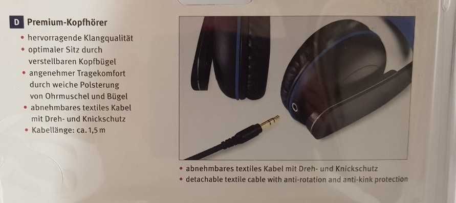 Німецькі навушники напіввідкритого типу ideen welt KM-2010