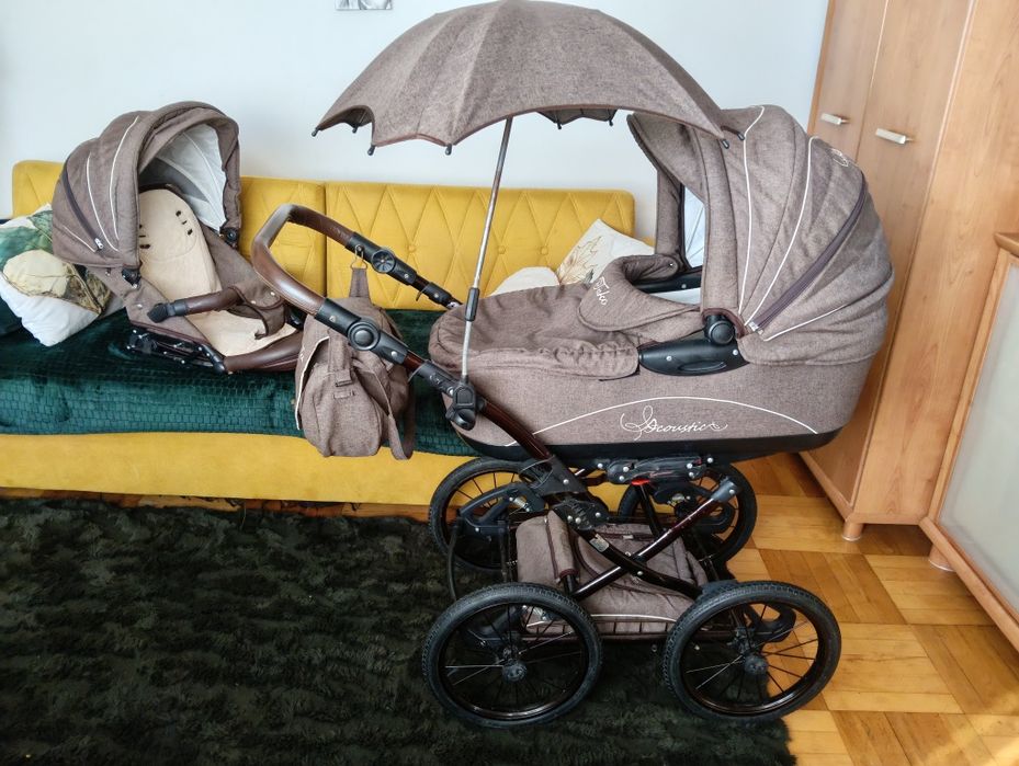 Wózek 2w1 do kołysania .