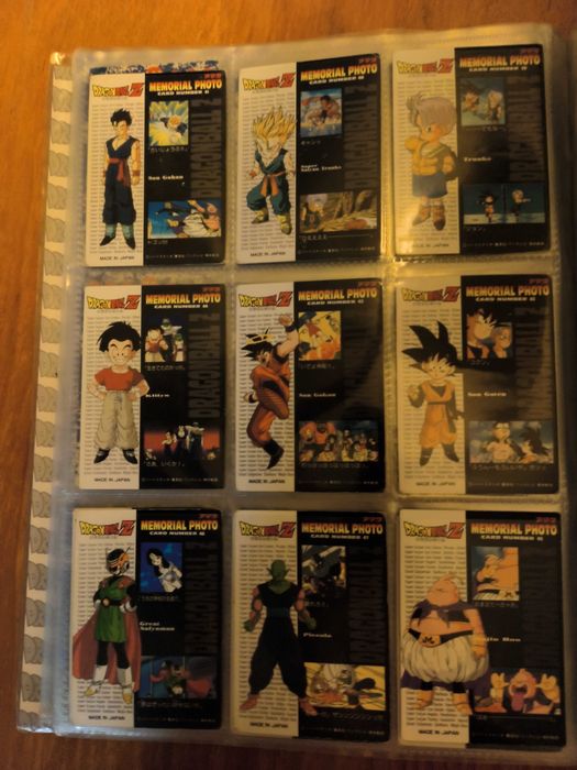 Envio grátis - DBZ - Cartas - Memorial Photo - V2