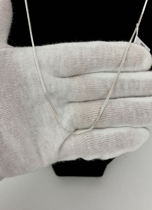 Nowy Łańcuszek Damski Srebrny Lisi Ogon 1,1mm 50 cm próba 925. Sklep