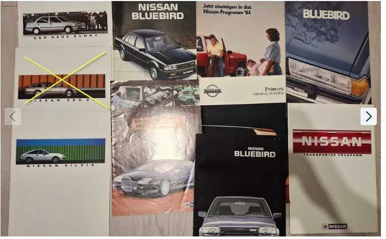 Prospekty, katalog, folder - Nissan
