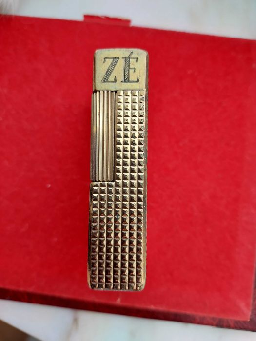 Isqueiro Dupont plaque ouro