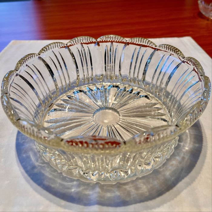 Miska szklana 21 cm średnicy - 7,5 cm wysokości