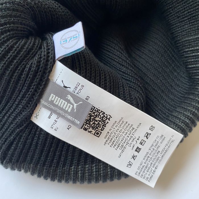 Шапка mercedes f1 classic cuff beanie