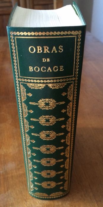 Livro com as Obras de Bocage