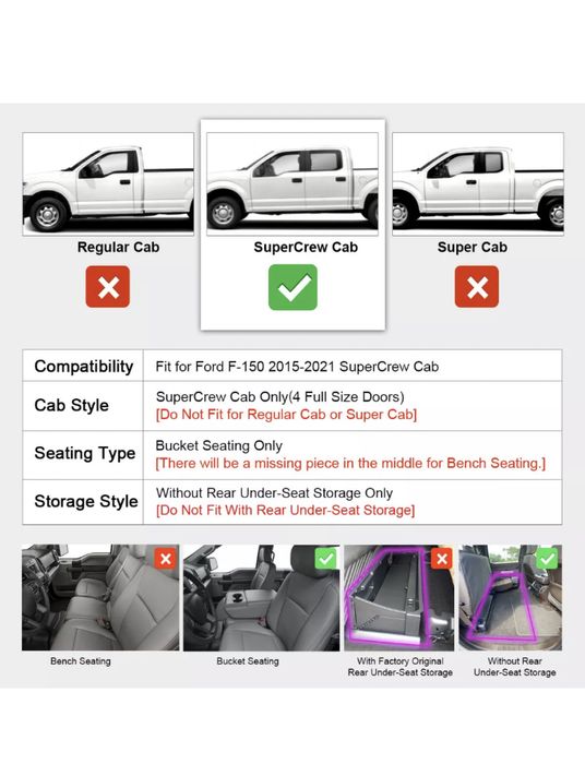 Ford f150 rok  2015- wykladziny wycieraczki z Usa