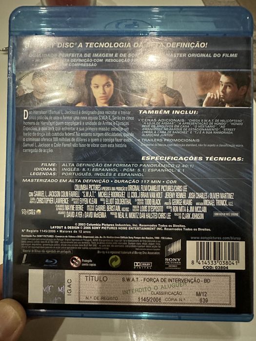 Blu-ray S.W.A.T blu-ray