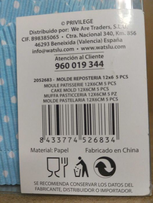 Moldes de Pastelaria