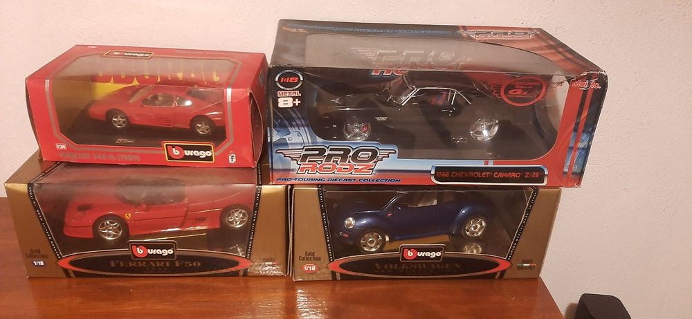 Carros burago coleção 4 modelos