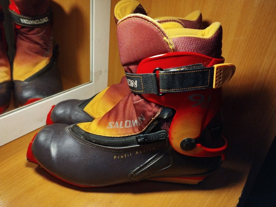 Беговые лыжные ботинки "Salomon", p. 41 (26 см), SNS profil, Франция