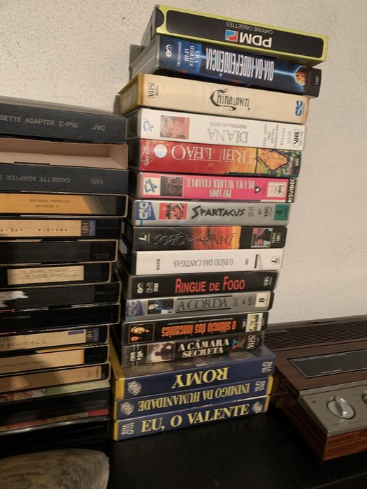 Lote VHS Coleção de filmes VHS 54un