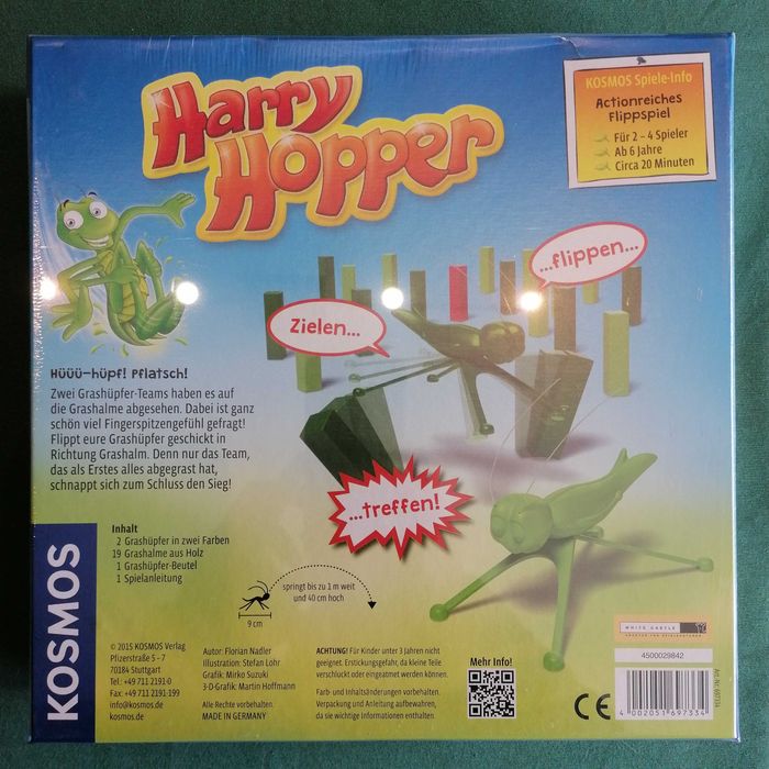 Harry Hopper - jogo de tabuleiro