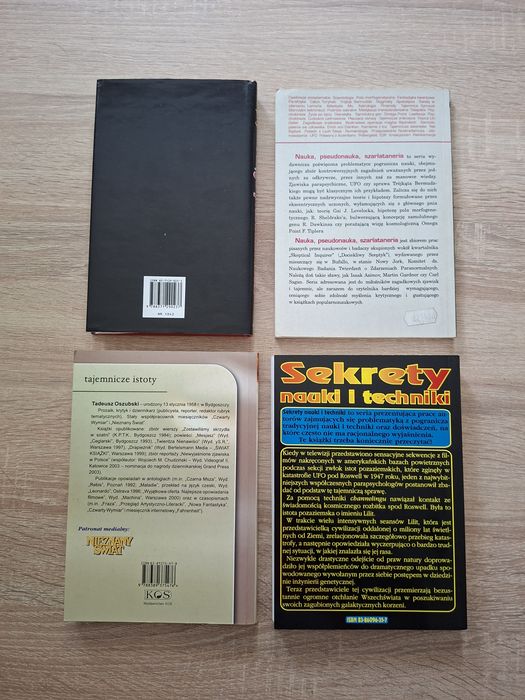 UFO, Zjawiska paranormalne, Tajemnicze istoty zbior 4 książek