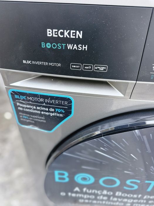 Máquina de lavar  roupa becken 12kg  cinza