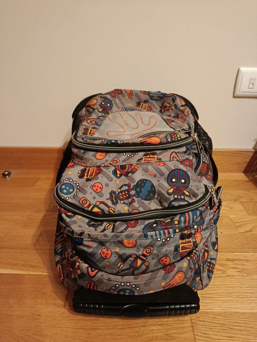 Mochila Escolar Trolley Criança